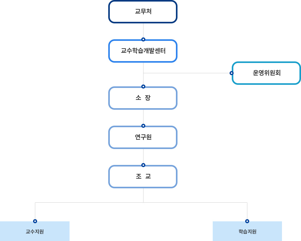 교수학습개발센터(천안) | CTL | 조직 및 업무